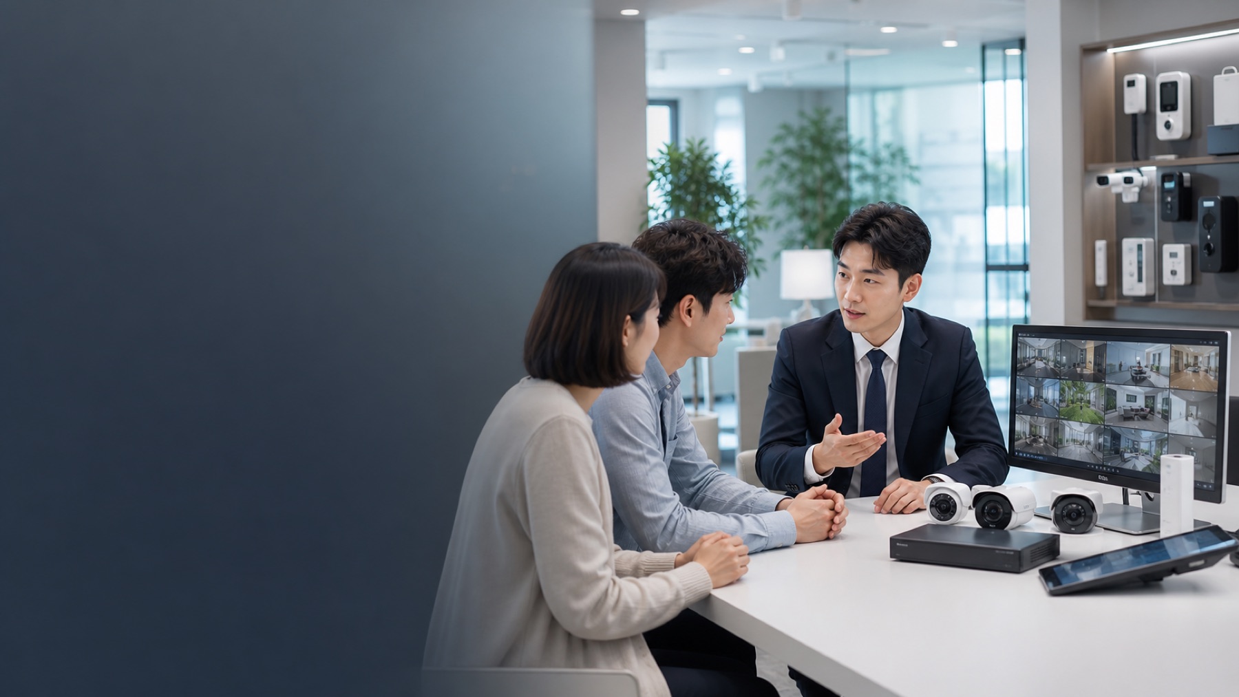 사무실 서버실 창고의 출입보안과 CCTV 대표 이미지